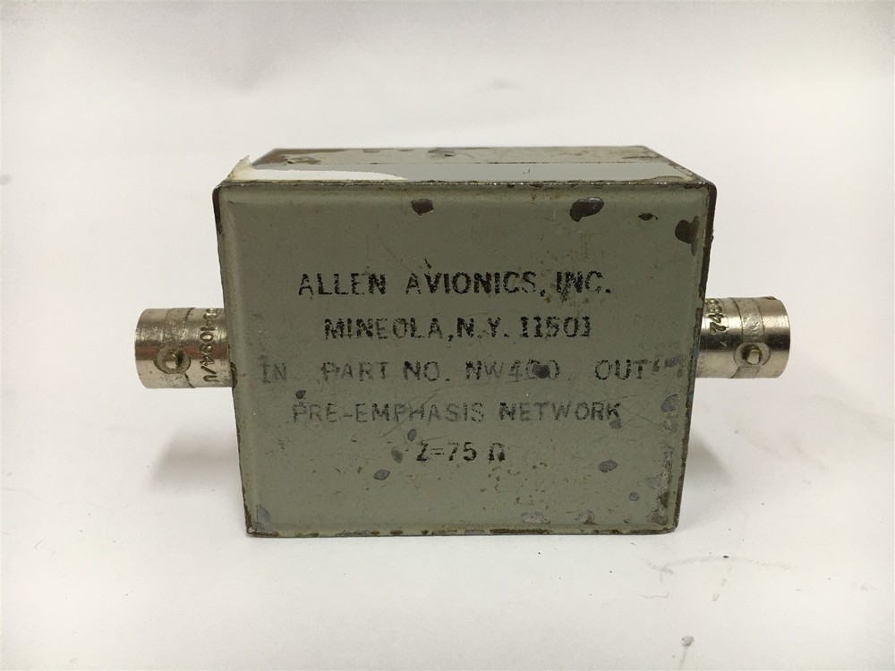Allen Avionics NW400 PRE-EMPH Network 75 Ohm