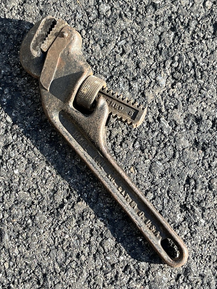 Rigid Pipe Wrench Offset E8 USA Made