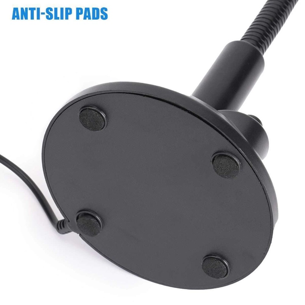 Desktop Mini Condenser Microphone USB Computer Mic Recording For Laptop PC
