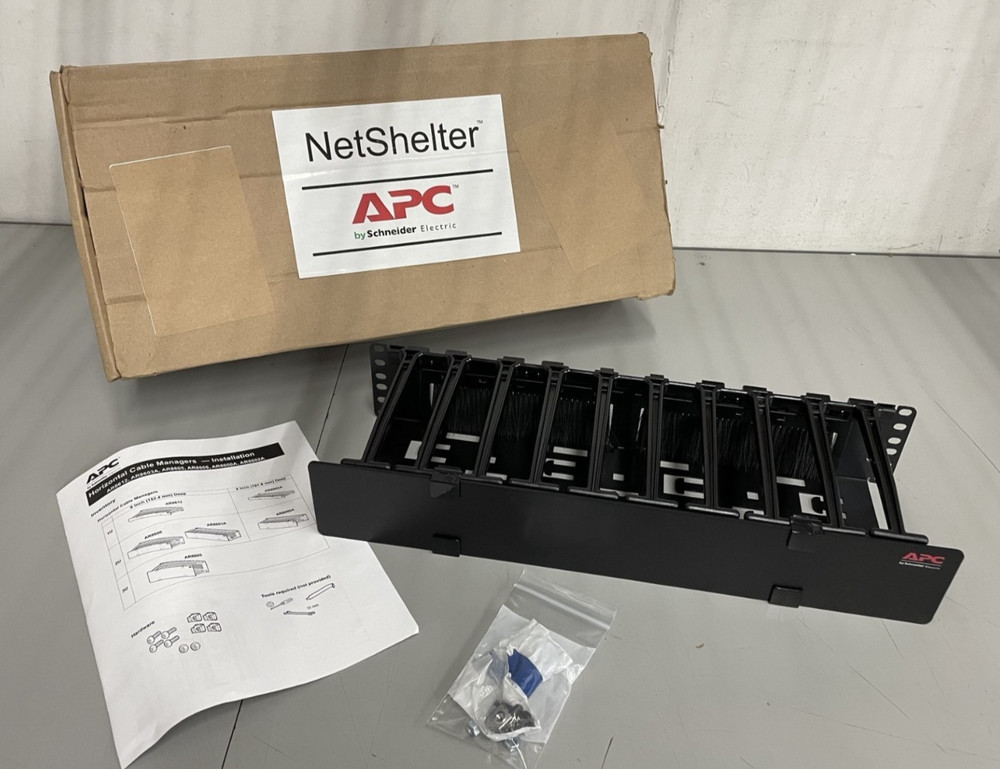APC AR8603A NetShelter Horizontal Single Side 2U Cable Management Manager