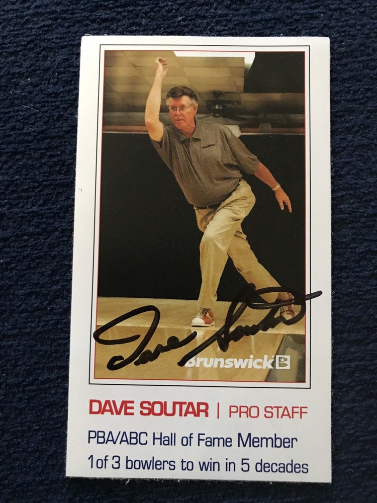 Dave Soutar PBA Bowling Signed Magnet Autographed Legend Hof