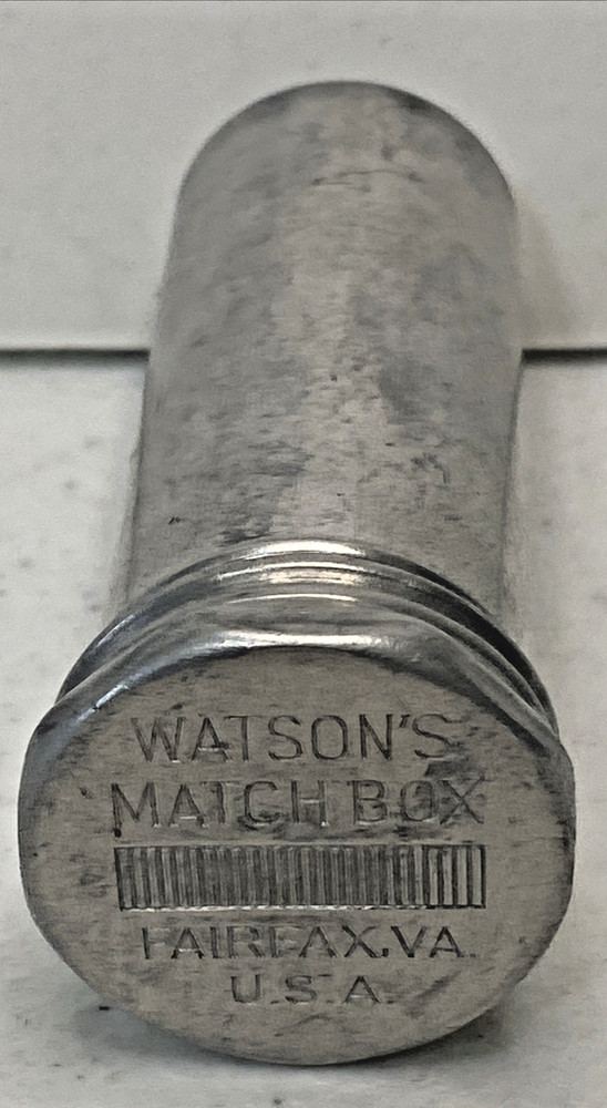 VINTAGE WWII WATSON'S MATCHBOX ARMY FIELD ISSUE