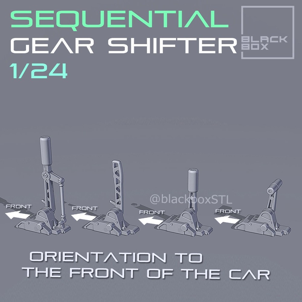 Sequential Gear Shifters 1/24 Scale