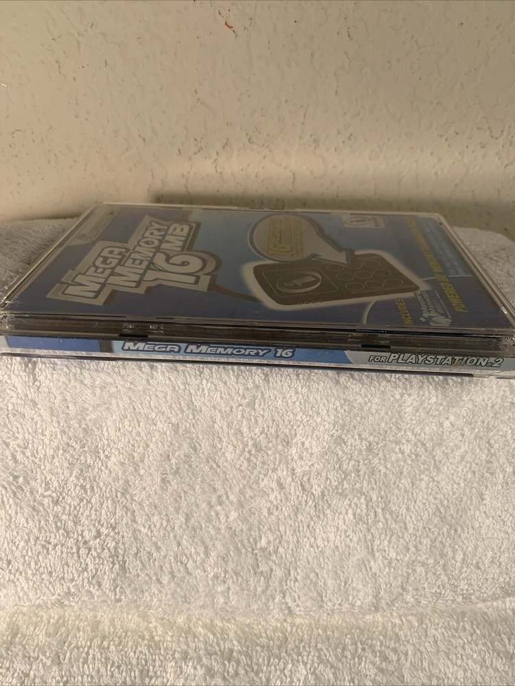Mega Memory 16MB Memory Manager (Playstation 2, PS2) Case Manual & Disc - Tested
