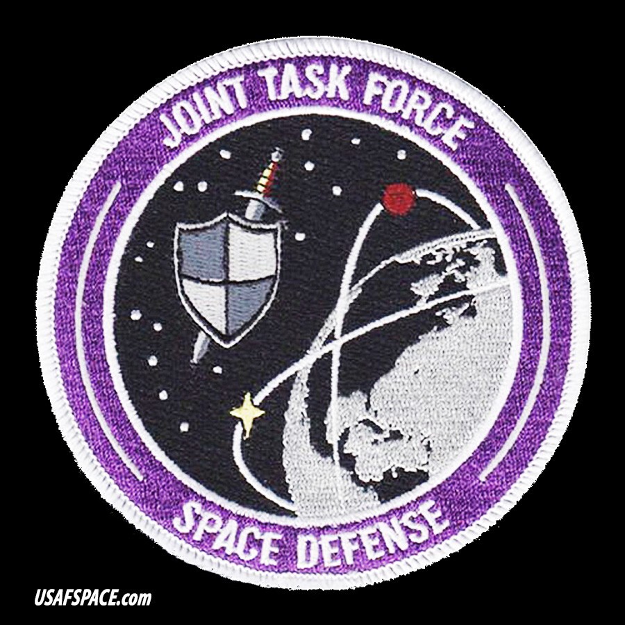 JOINT TASK FORCE-SPACE DEFENSE -JTF-SD-USSPACECOM- Schriever SFB- USSF VEL PATCH