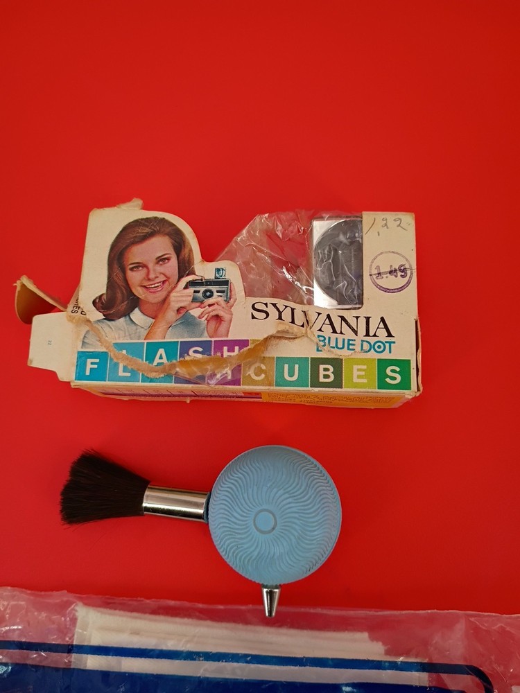 Vintage Camera Blower Brush And Other Camera Items