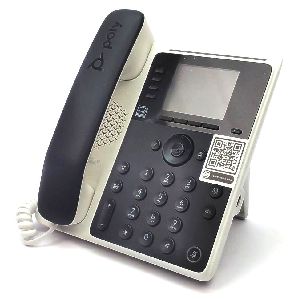 Poly HP Edge E220 IP Phone Conference Ring Central Bluetooth 2201-86990-101