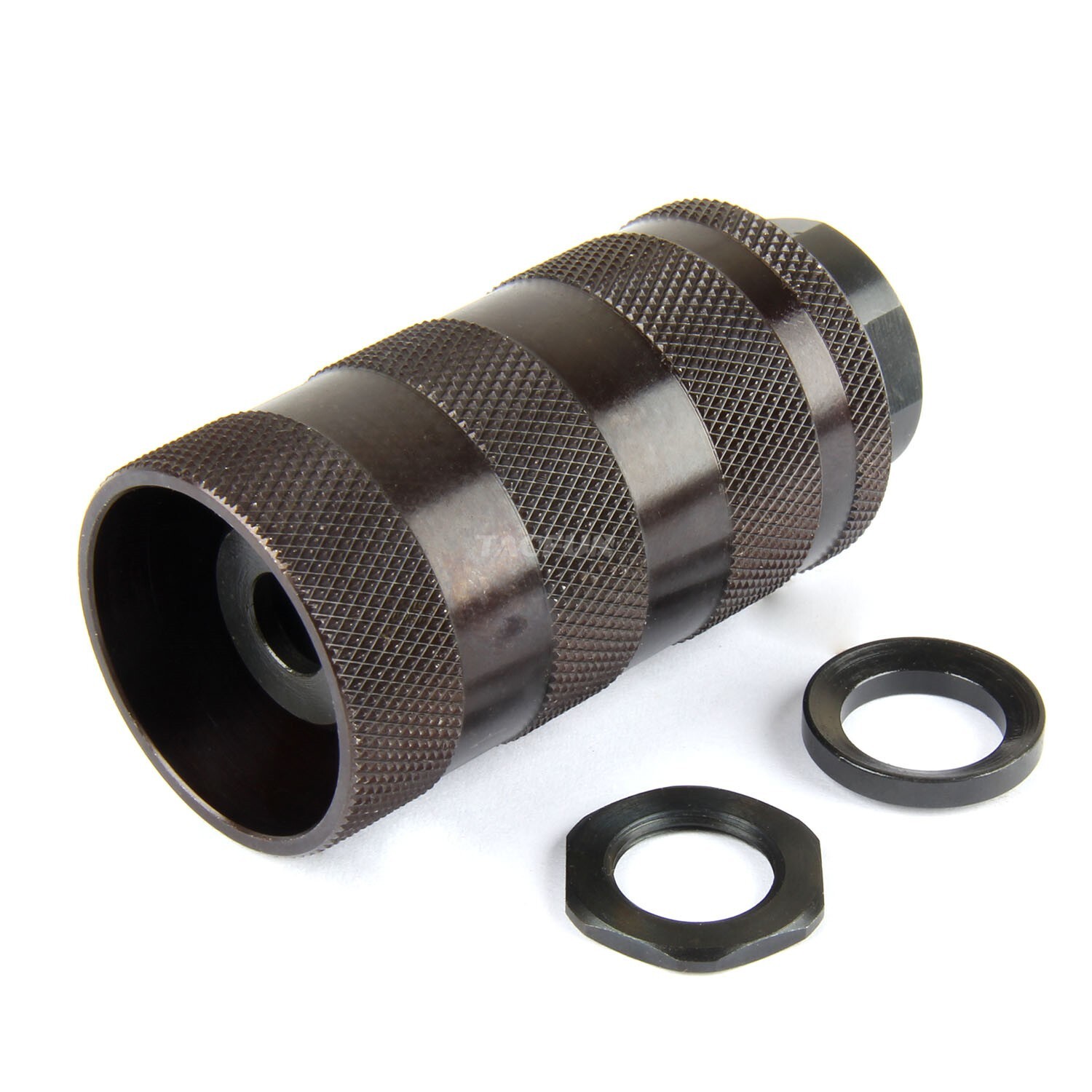 Muzzle Brake 1/2x28 1/2x36 5/8x24 w/ 13/16-16 Sound Sleeve Forwarder