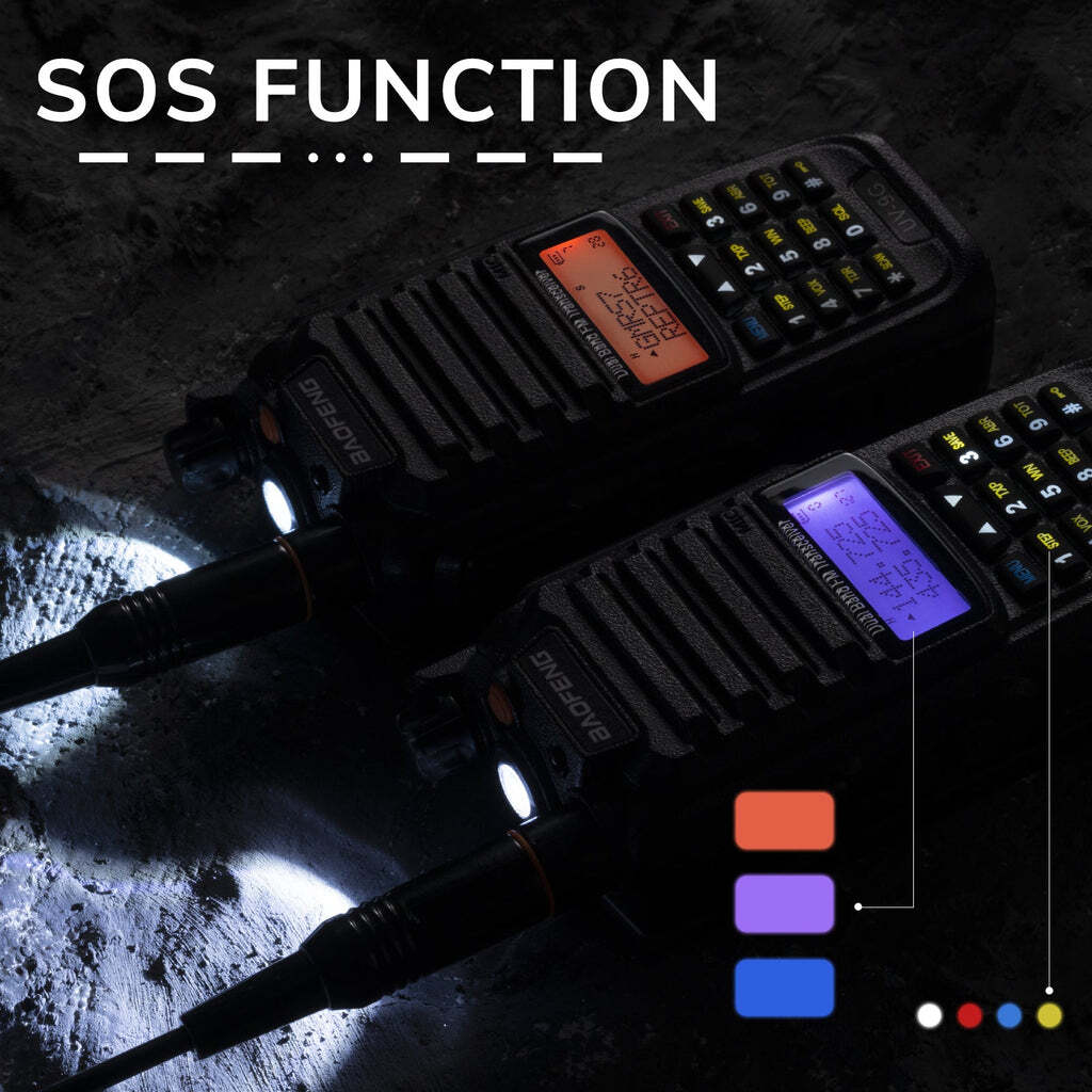 Baofeng UV-9G GMRS Radio [2 Packs] | 5W | IP67 Waterproof | Repeater Capable