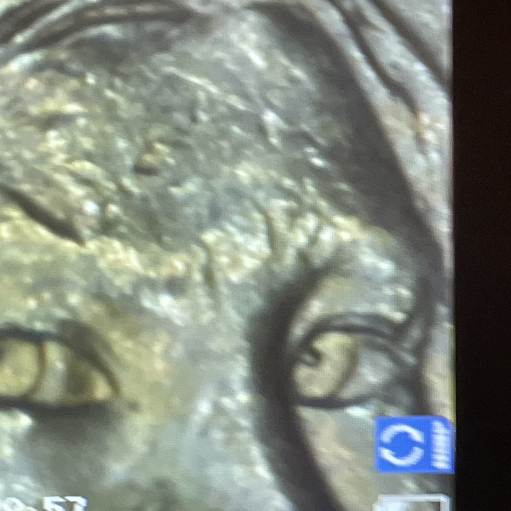 2000 D & p sacagawea dollar, Die Cracks, Improper Die