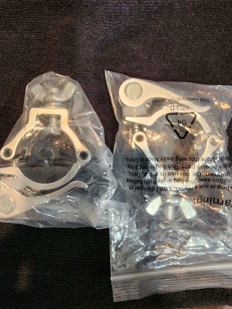 2 Pcs 2 Silver Quick Lock Release Stage Lighting Clamp-TUV certification, Tru...