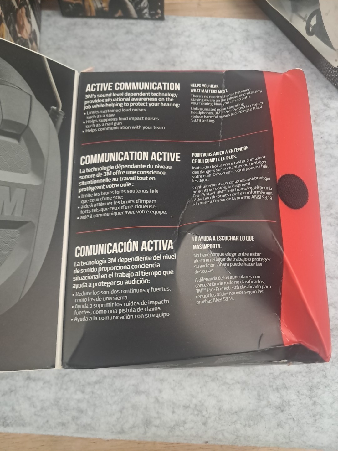 Brand New 3M Pro-Protect w/Bluetooth NRR 90545H1-DC-PS