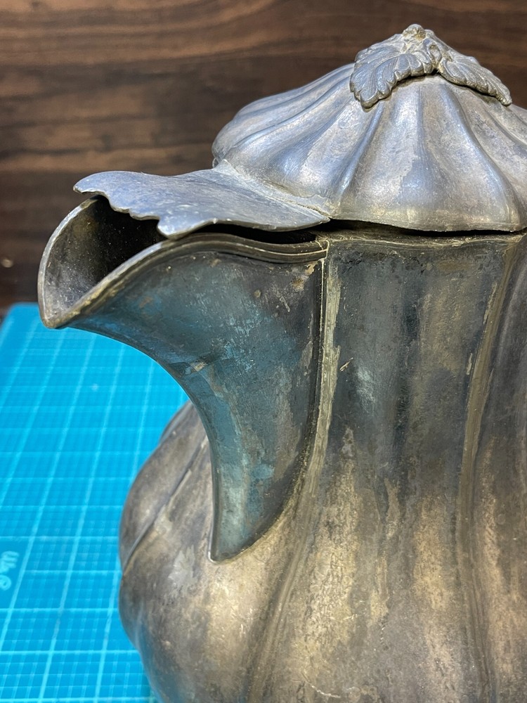 19th Century Victorian Silver Plated Large Pitcher