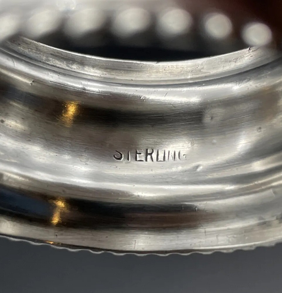 Sterling Silver Napkin Ring Name Engraved “Glady’s”