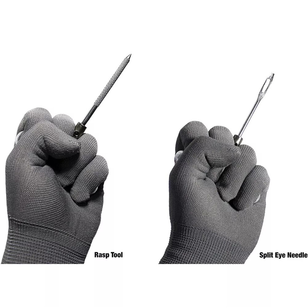 20x Replacement Split Eye Needle & Rasp Probe For T-Handle Tire Plug Repair Tool