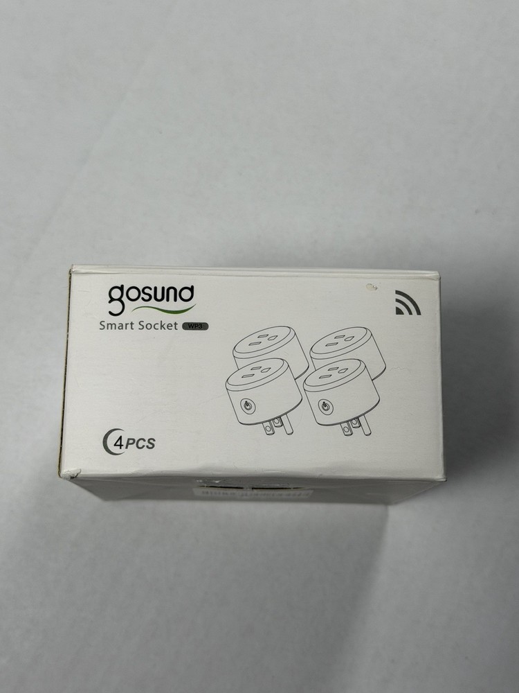 Gosund 4Pack Smart Plug Wifi Switch Socket Outlet Works with Alexa & Google WP3