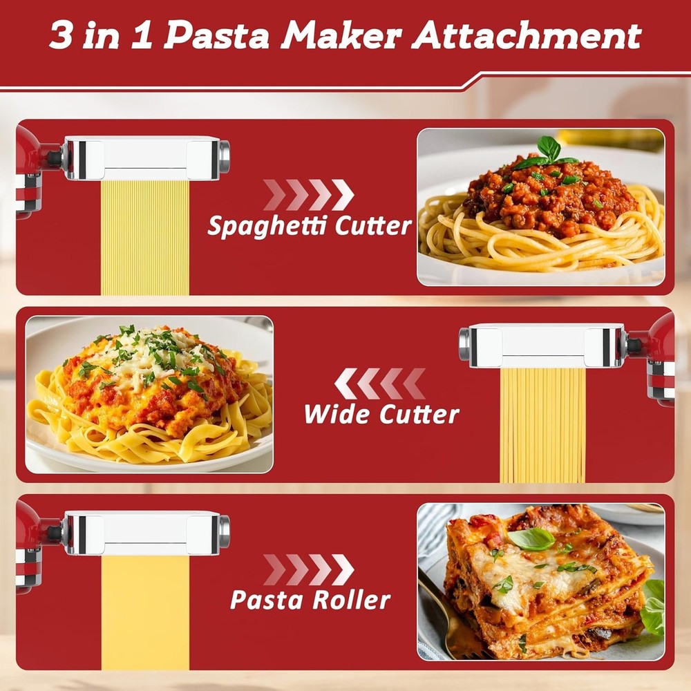 Mixer Attachment Grinder Pasta Maker Combo