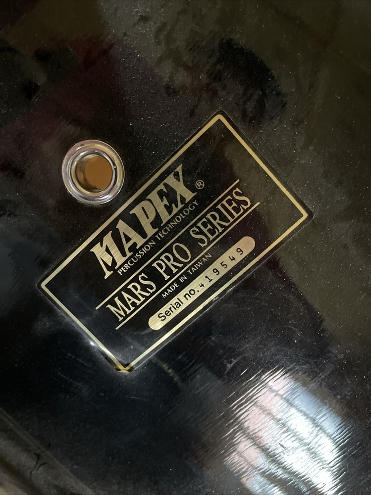 MAPEX Mars Pro 90's 6PC rack System Black Lacquered RARE