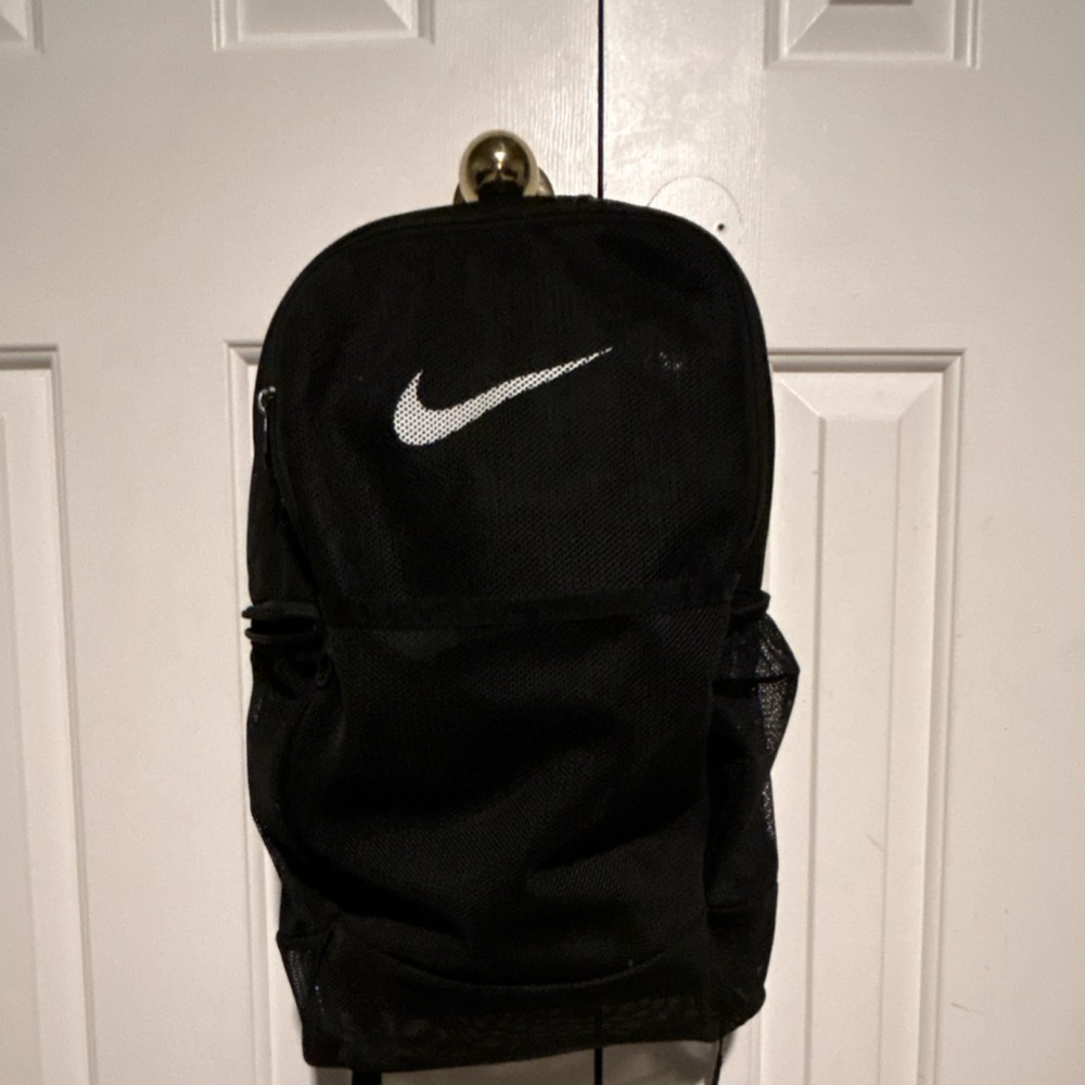 Nike black mesh backpack - very good condition