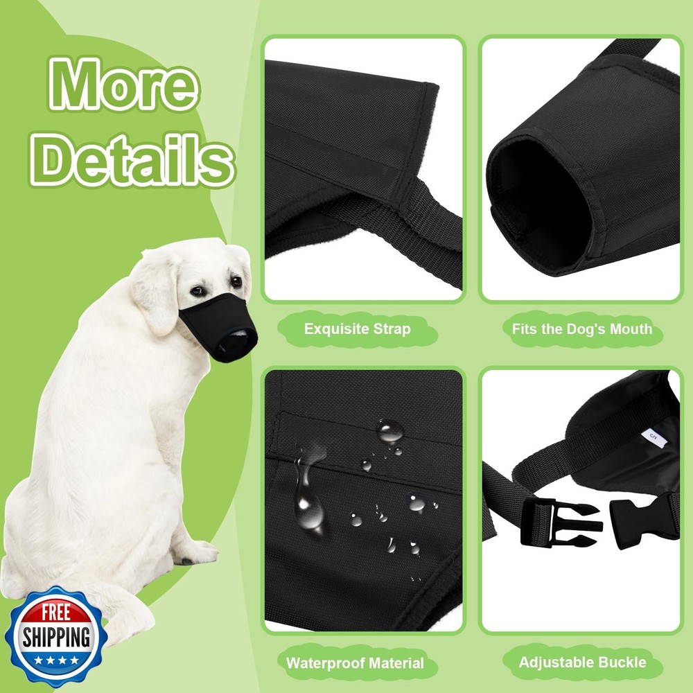 Coppthinktu Dog Muzzle for Small Medium Sized Dogs Anti Biting Barking Chewin