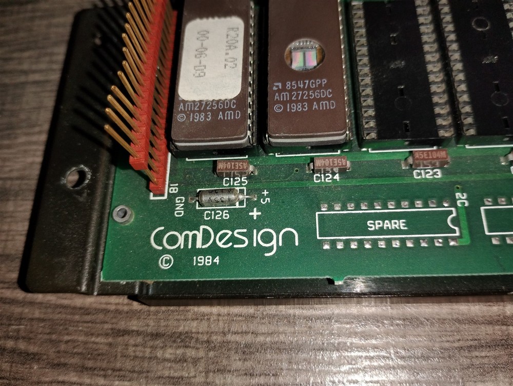 ComDesign FutureCom 2000 Remote Server Module 1984/1986 Circuit Board With EPROM