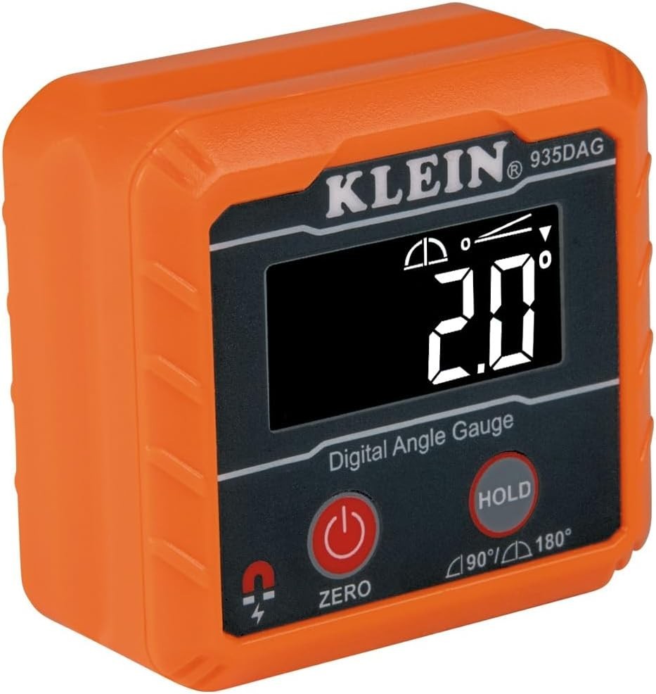 80035 Level, Digital Electronic Level and Angle Gauge Tool Kit with Plumbers ...