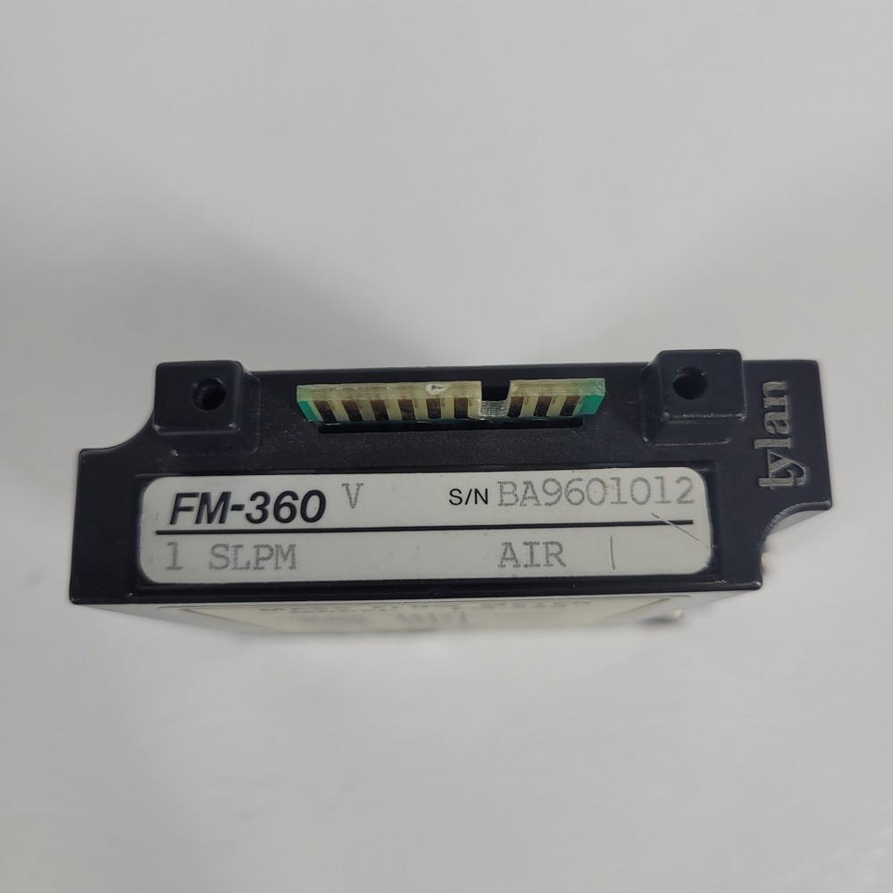 Tylan FM-360V 1SLPM Air Mass Flow Controller 150PSIG Flow Max elastomer-sealed