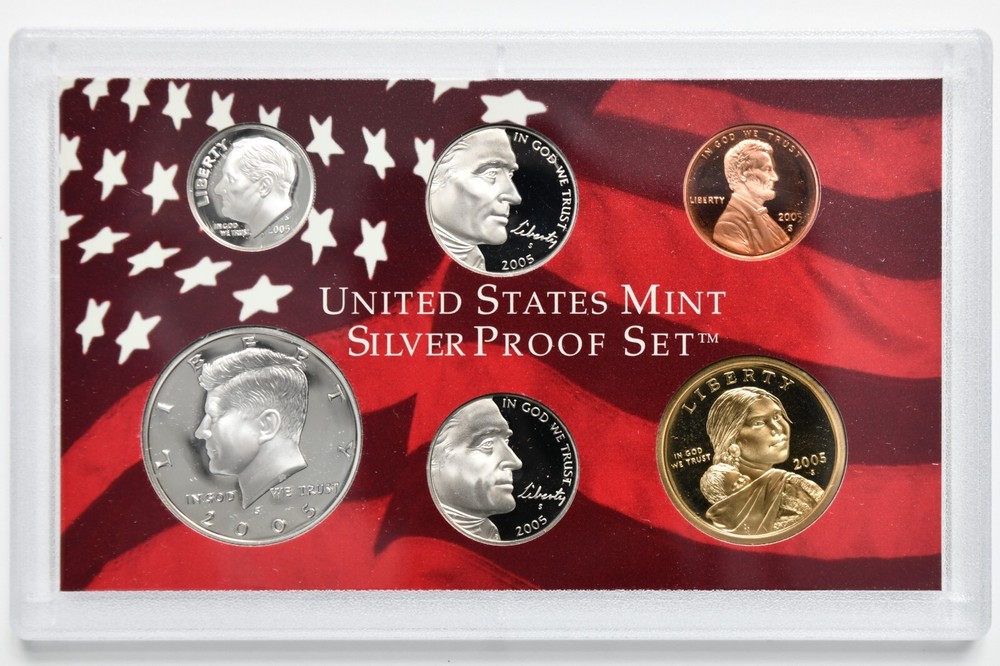 2005 United States Silver Proof Set w/ Box & COA