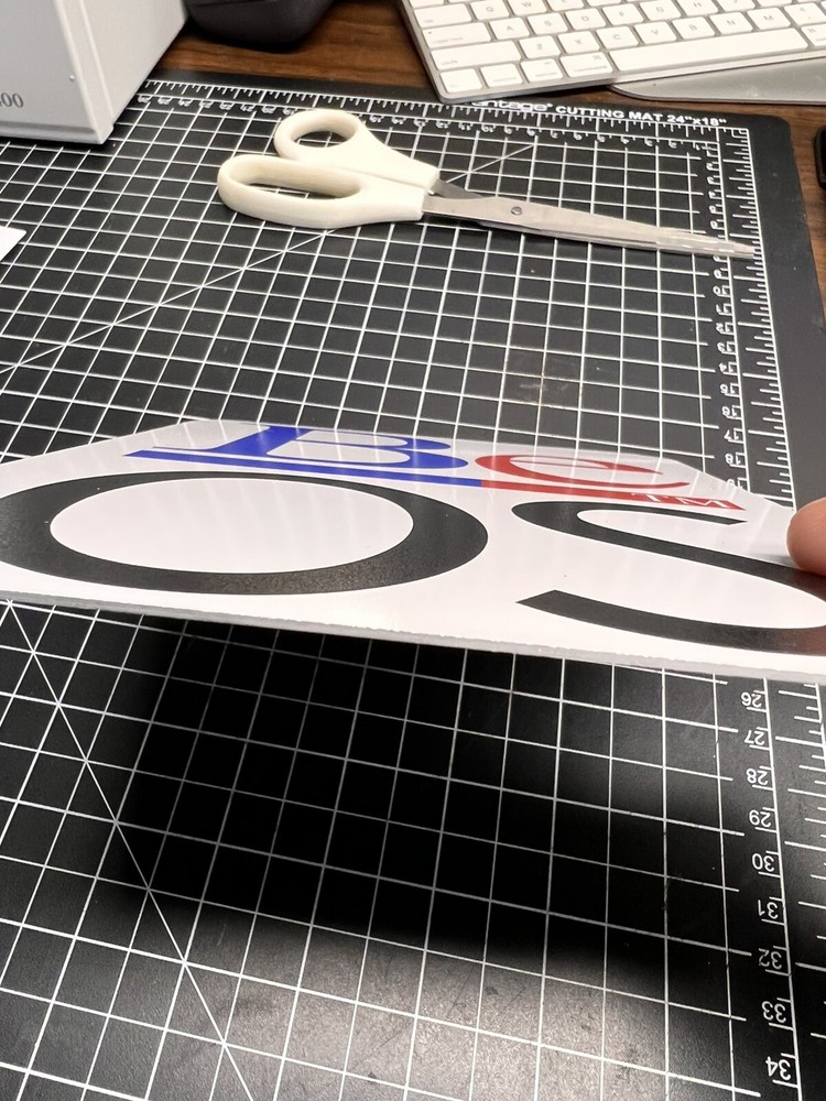 BeOS Computer Logo painted aluminum sign