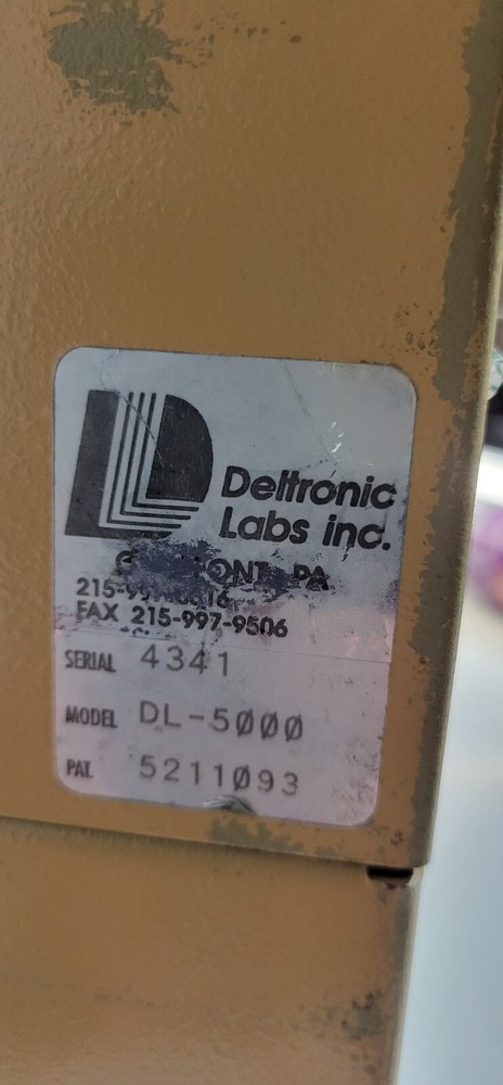 Deltronic Countertop Ticket Eater DL 5000 W/ Riser & 1 Key Working W/Issues READ