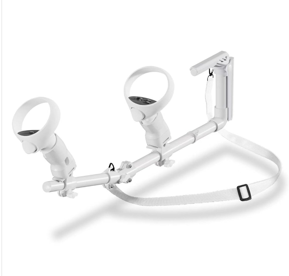 VR Stock with Oculus Quest 2 Controller Accessories, Gunstock Adapter & Strap