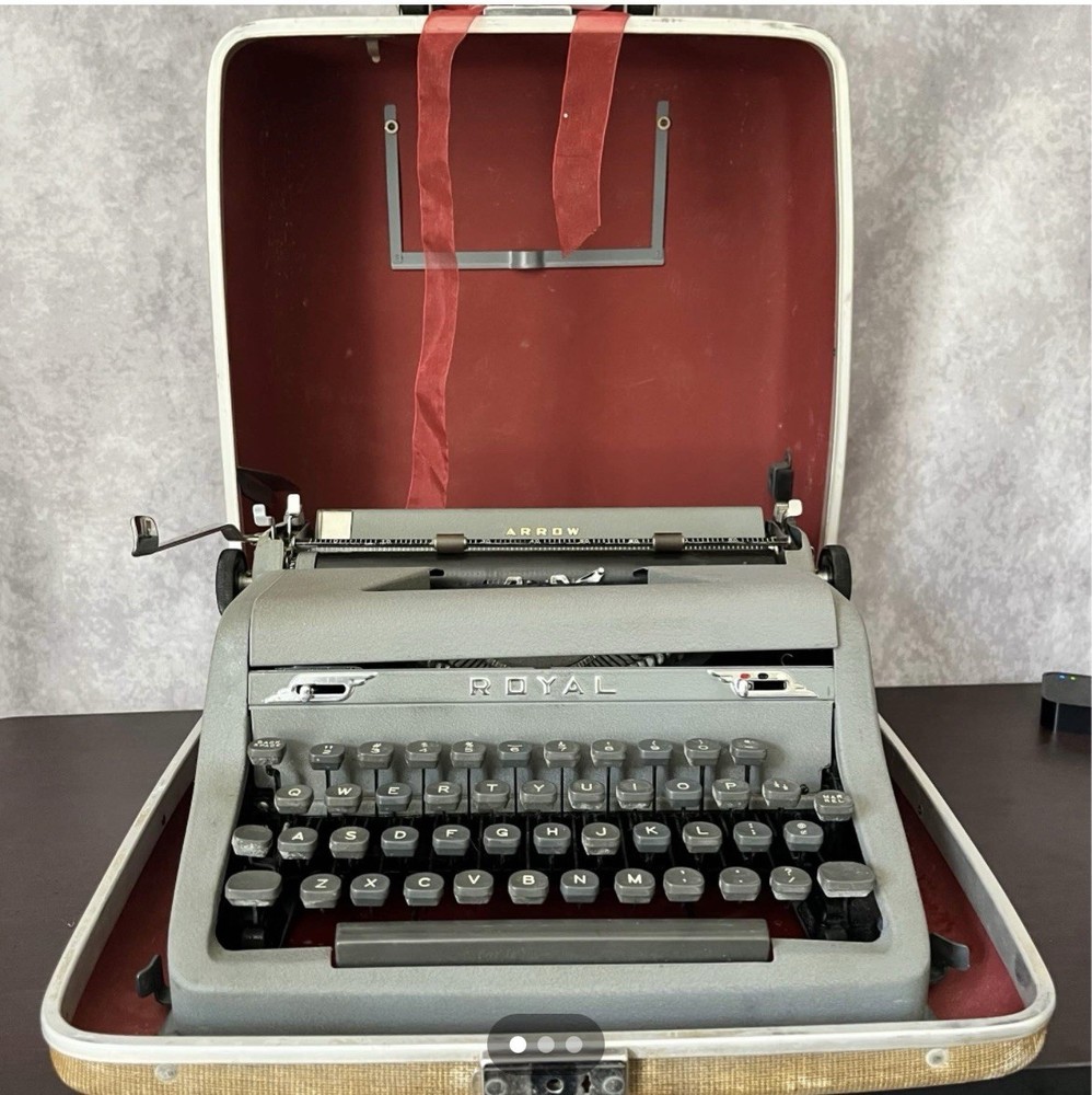 Royal Typewriter With Case