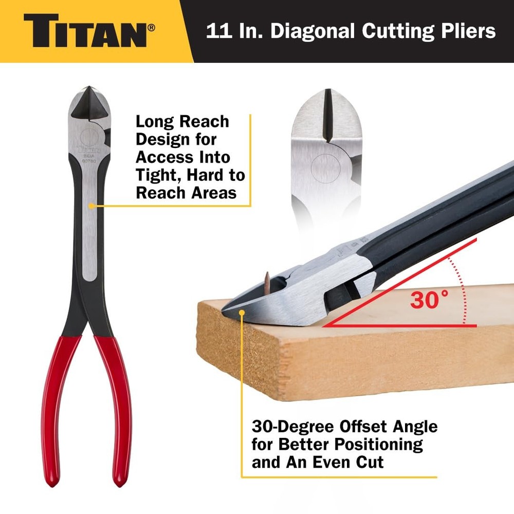 60780 11-Inch Diagonal Cutting Pliers