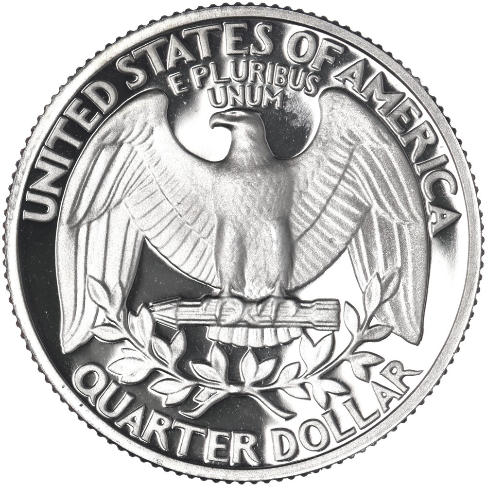 1979 S Washington Quarter Type 2 / Clear S Gem DCam Proof CN-Clad