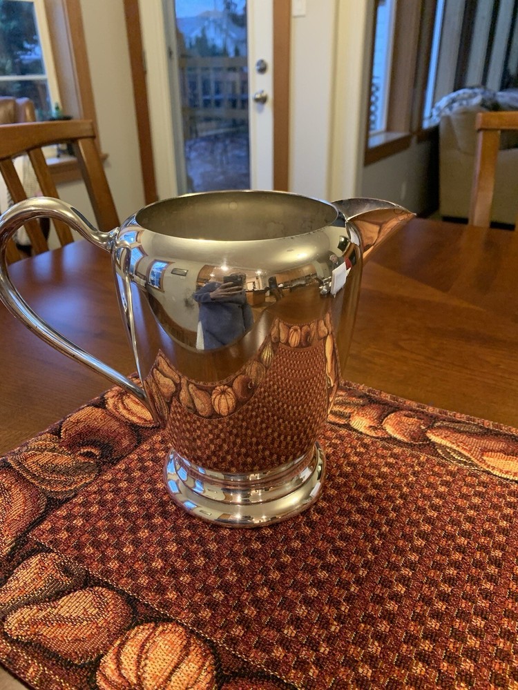 F B Rogers Silver Co 1883 Silver Plated Water Pitcher 7407