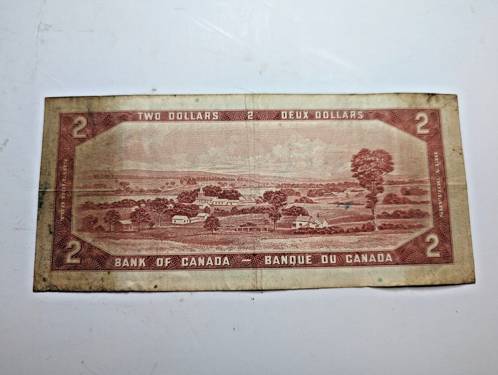 1954 Canadian Two-Dollar Bill