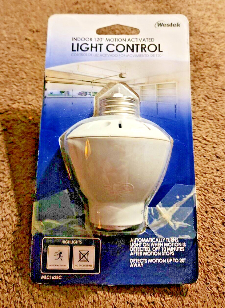 Westek MLC162BC Indoor Motion-Sensing Light Control, White