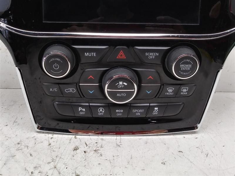 2019-2020 Jeep Grand Cherokee Climate AC Heater Control Unit w/ Bezel OEM