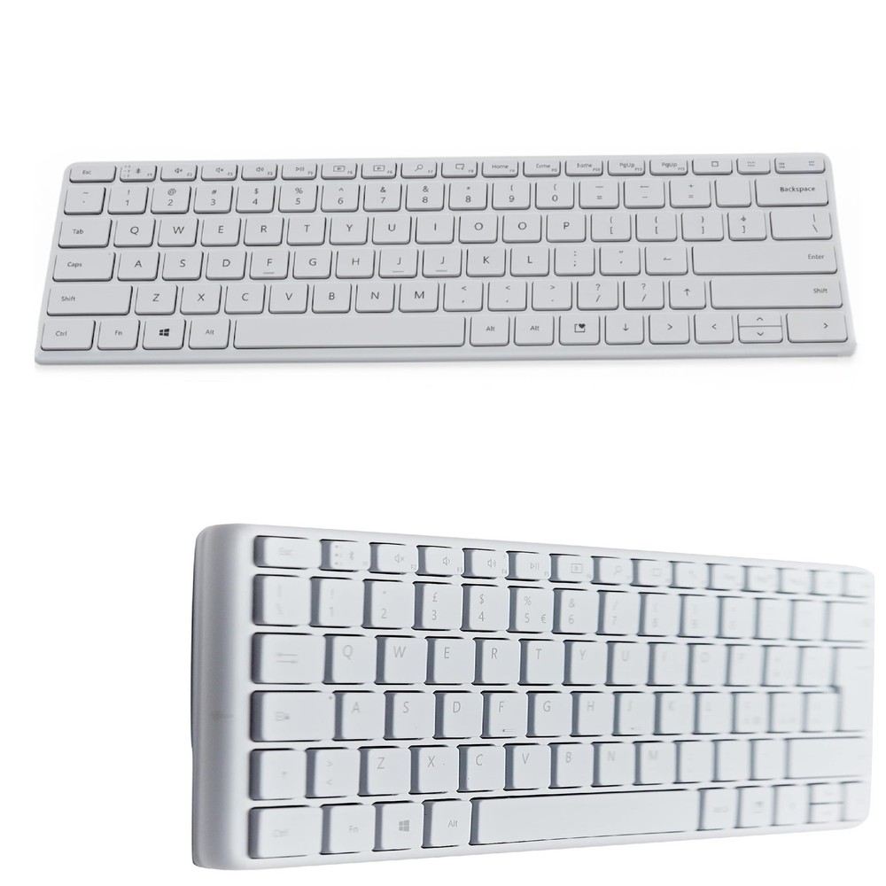Microsoft Designer Compact Keyboard Ultra-Slim Portable Wireless Bluetooth