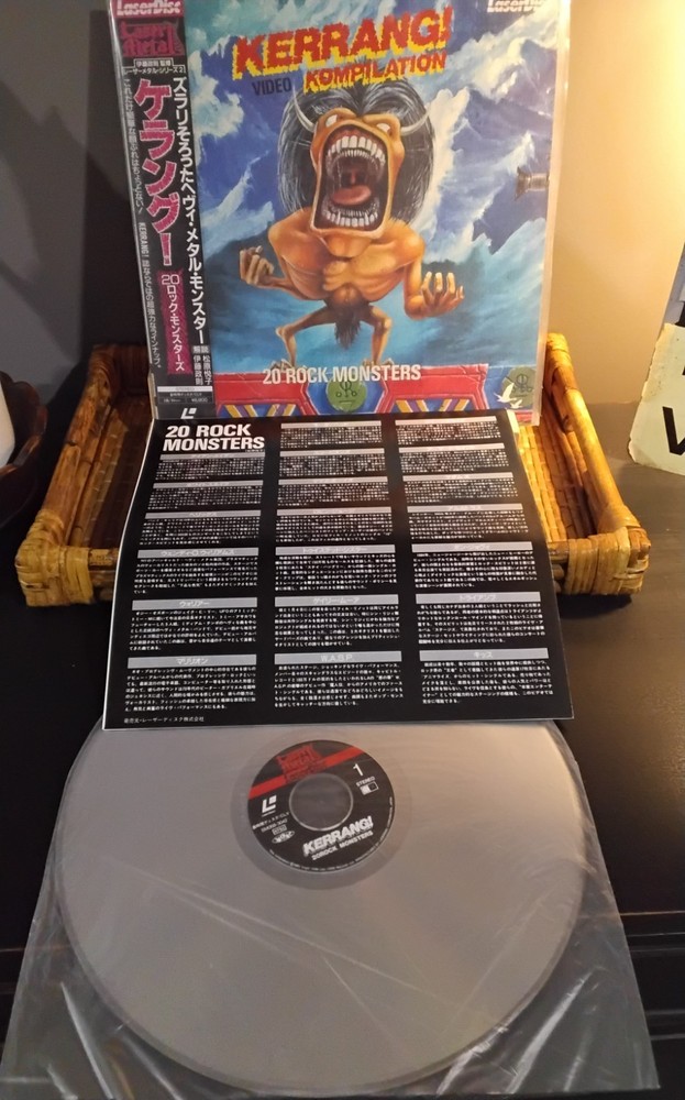 Laserdisc LD - Kerrang! Video Kompilation Japan 20 Rock Monsters