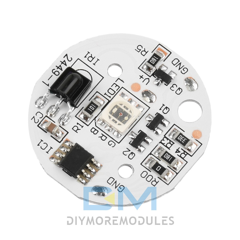 DC 5V RGB Light Board 24 Key IR Wireless Remote Control Switch LED Control