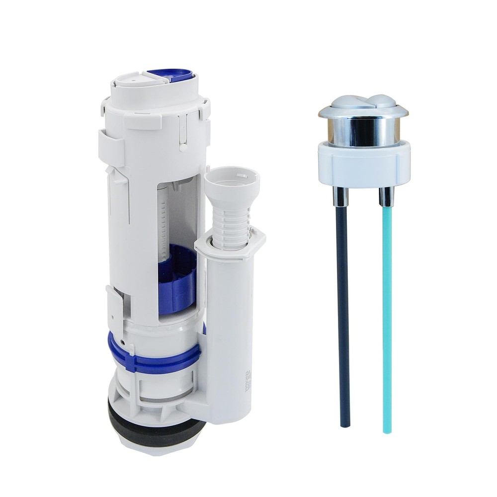 Lychee Light Dual Flush Valve & Push Button Replacement Parts and Assembly...