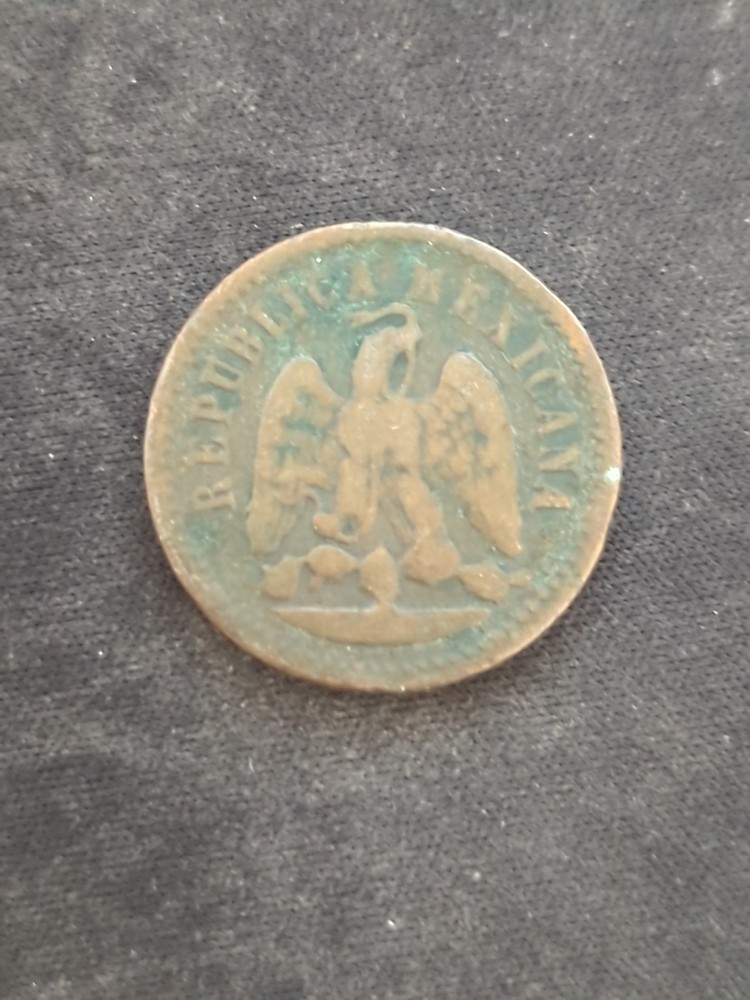 1897 Mexican Un Centavo Coin