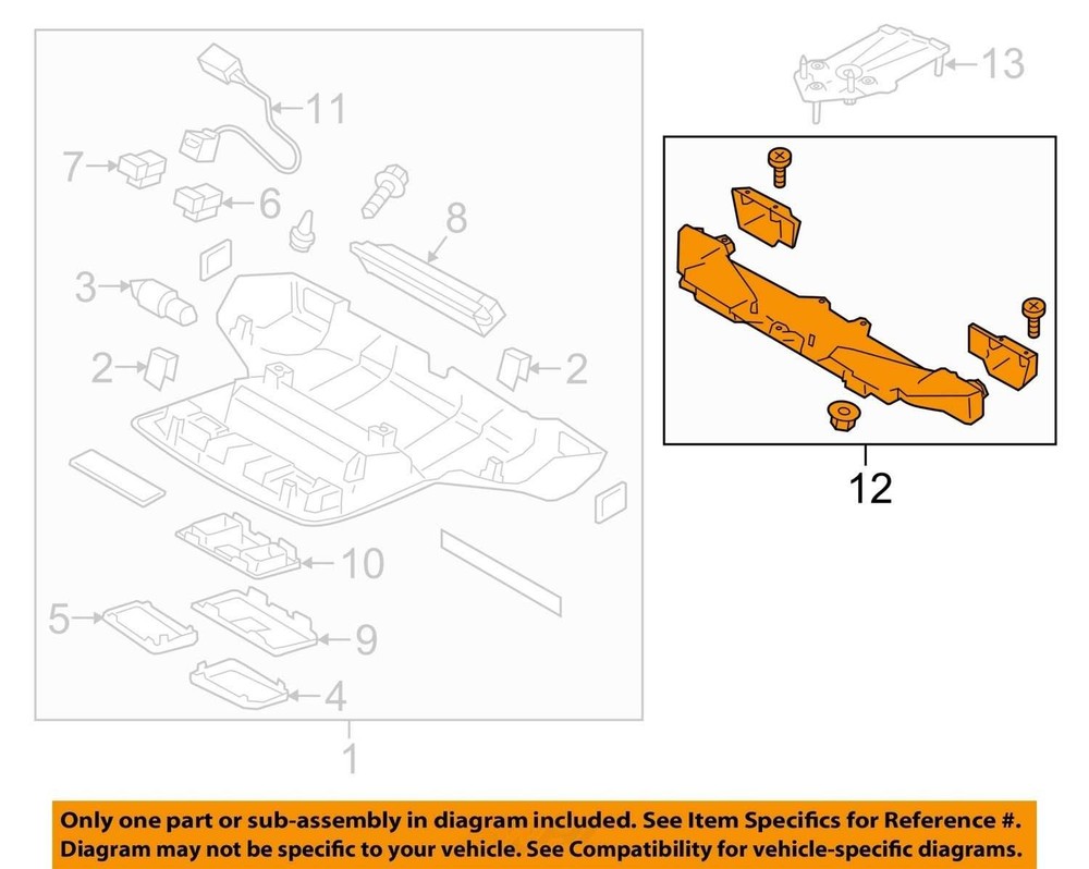 Camera/Projector Camera Windshield Mounted Upper Fits 19 LEGACY 2306314