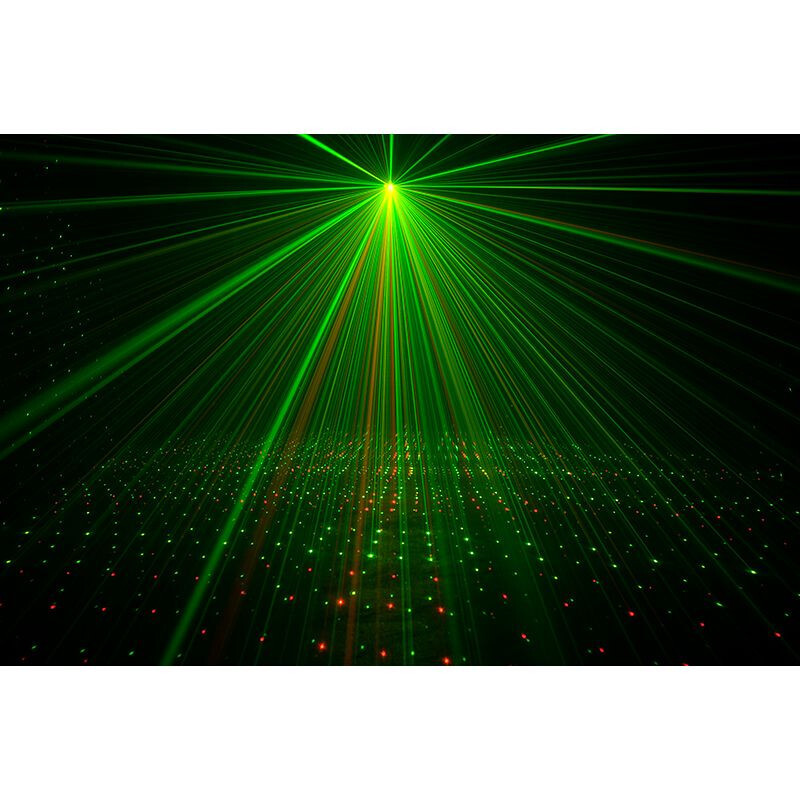 Eliminator Lighting Micro Galaxian Three Laser- Green & Red with remote