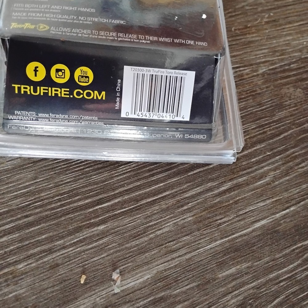 New Trufire Toro Buckle Wrist Strap Archery Compound Bow Release