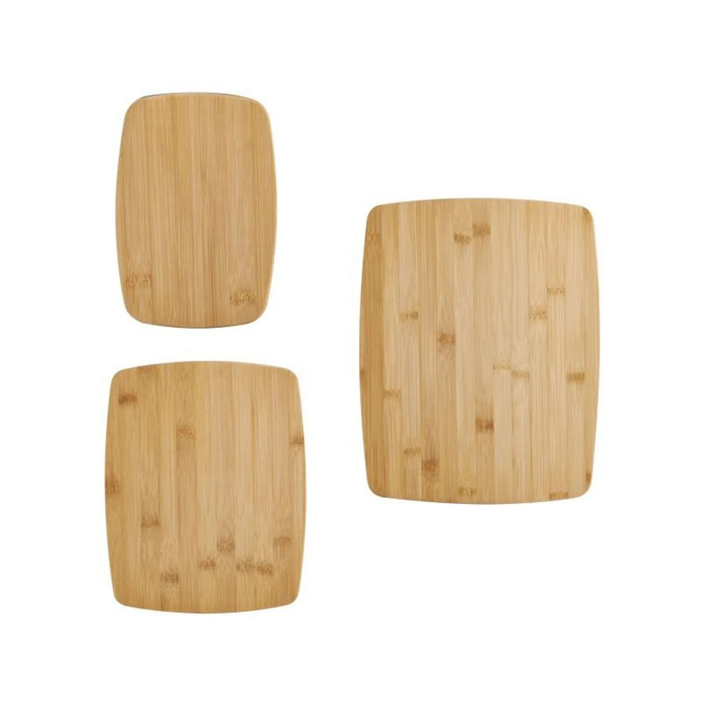 Classic 3-Piece Bamboo Cutting Board Set
