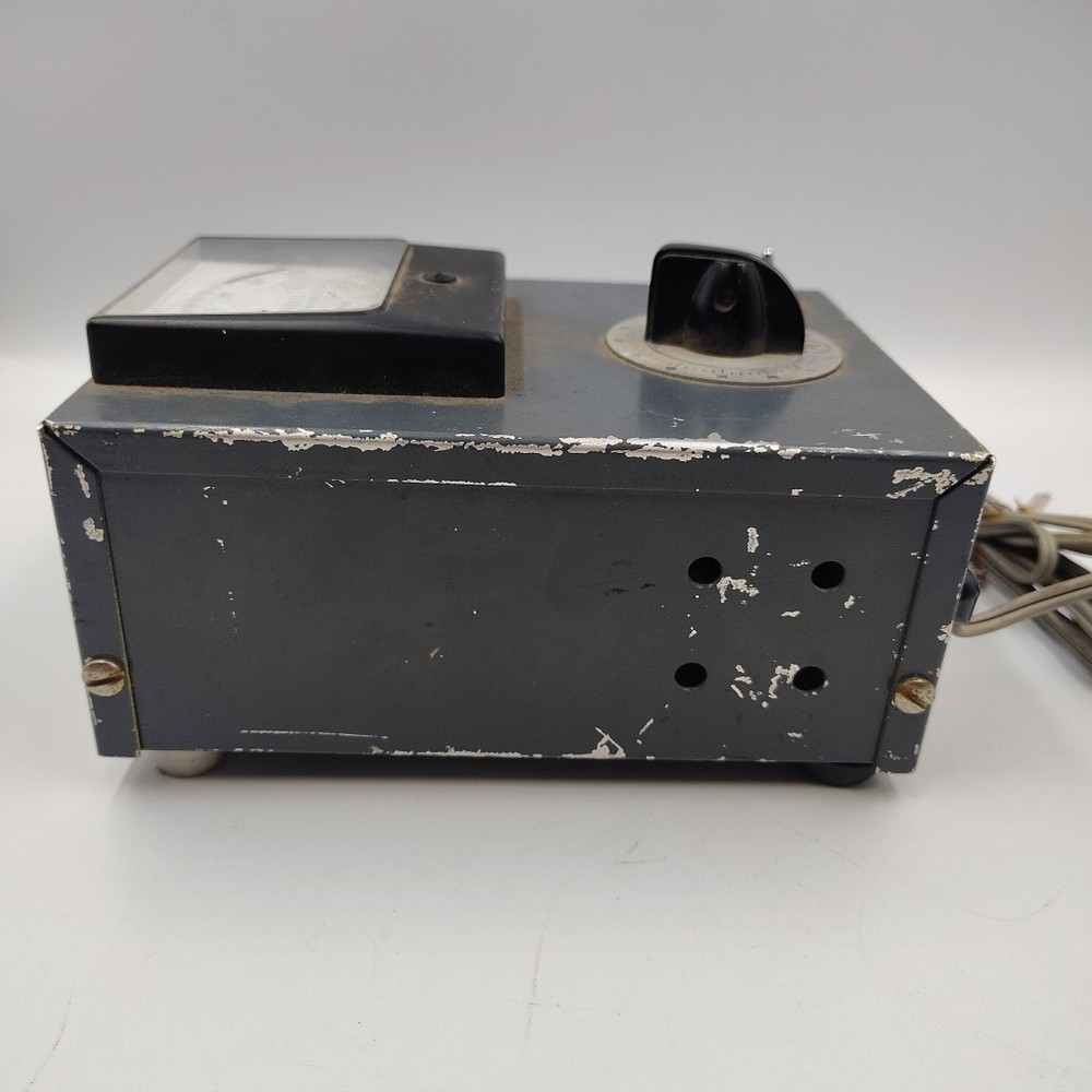 Vintage Simpson Meter + Ohmite VT-02 Variable Transformer Box – Untested