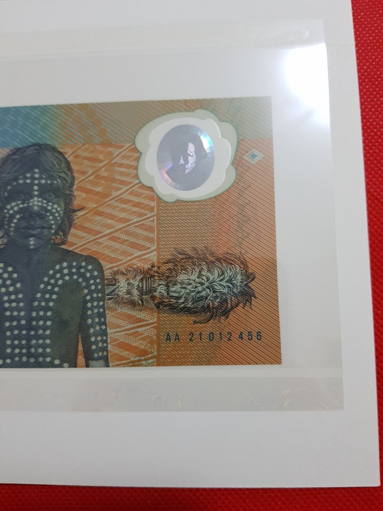1988 $10 CONS FRASER/JOHNSTON FIRST POLYMER NOTE FOLDER AA 21 012 456