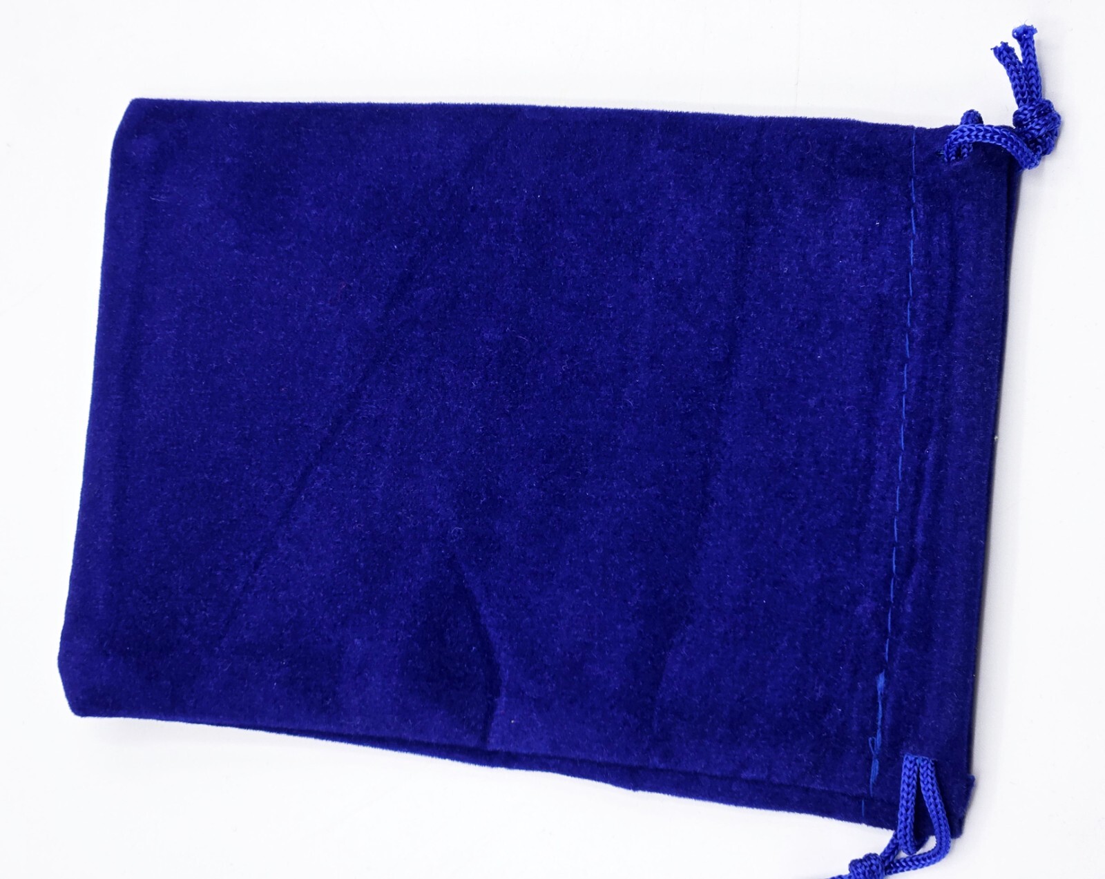 50 Pcs 4x6 Inches Velvet Gift Bags Drawstring Jewelry Pouches Blue Color Pouch